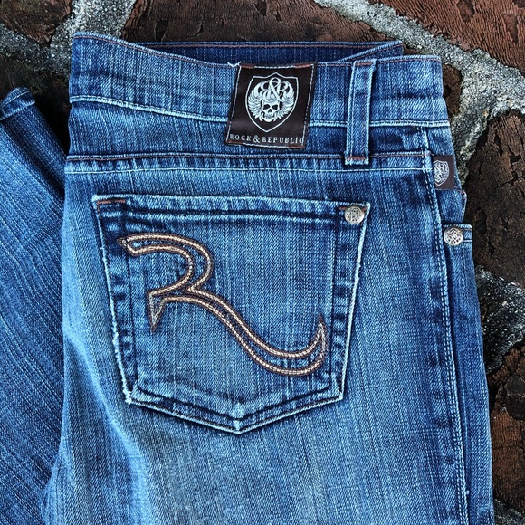 Rock and Republic straight leg jeans size 28 - Picture 2 of 8